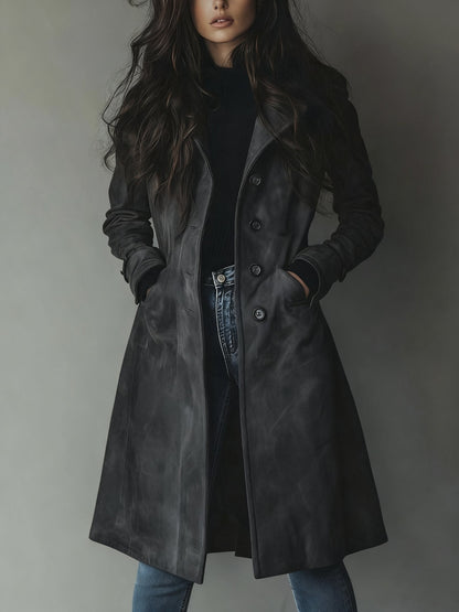 Gyda | Klassisk Dobbeltradet Trenchcoat