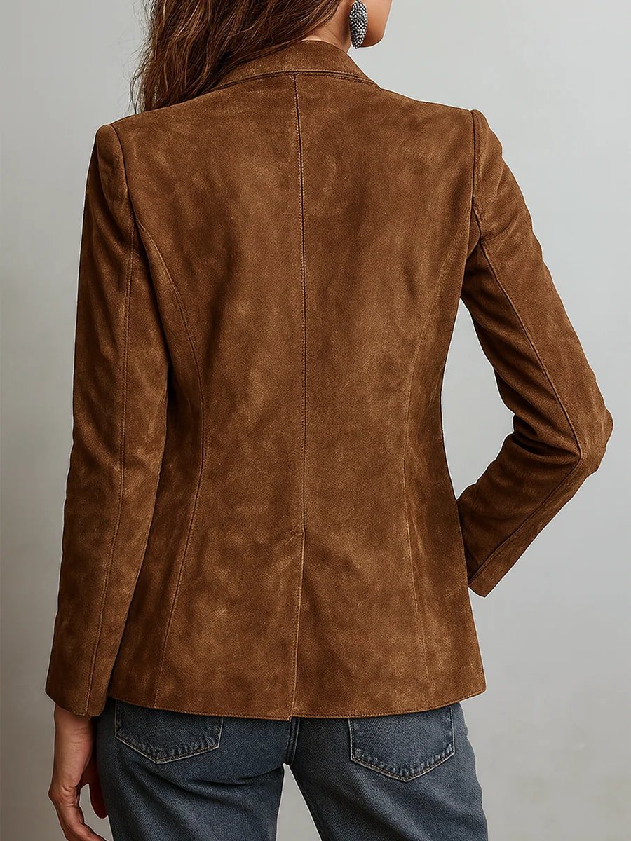 Gudbjørg | Enkeltradet Blazer med Reverskrave
