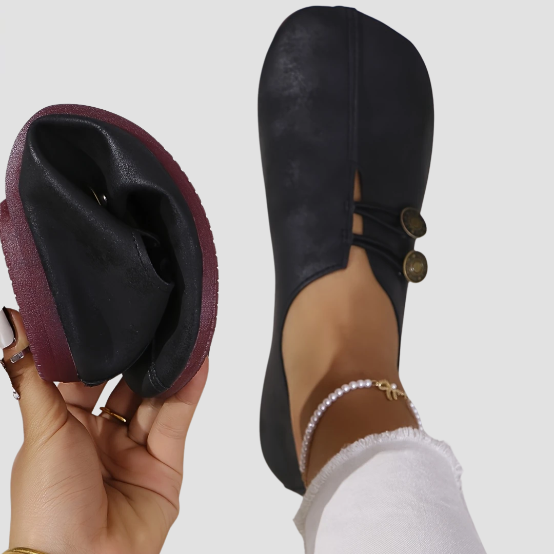Aliisa | Bløde Ruskindsloafers