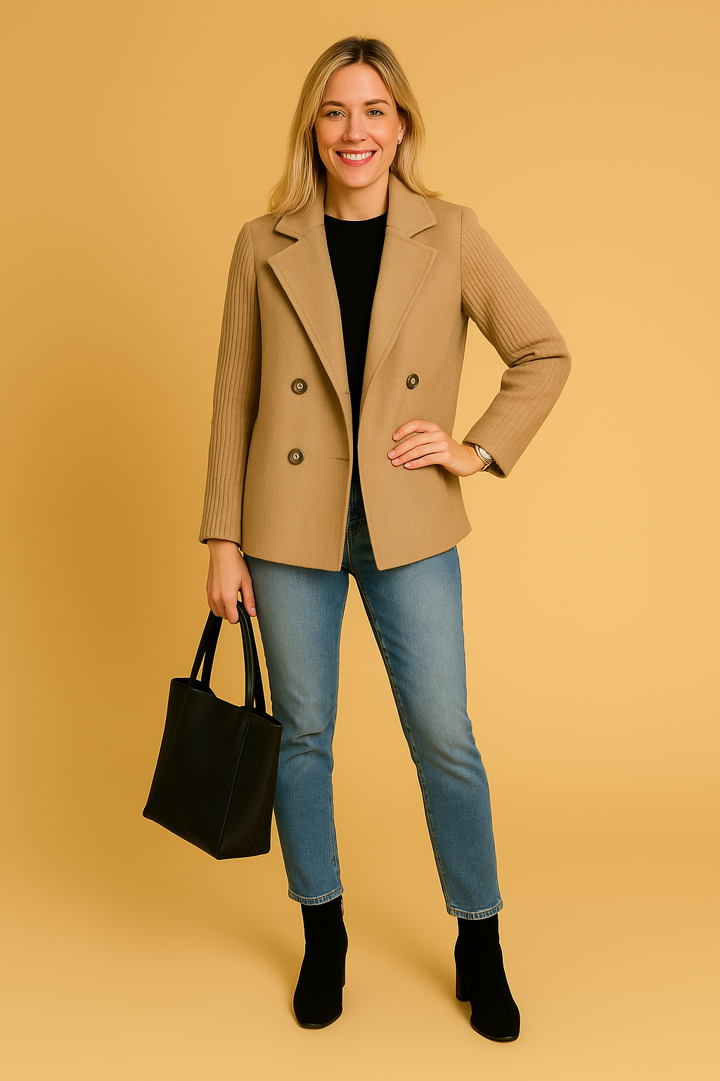 Claire | Elegant Dame Blazer – Tidøs Stil og Komfort
