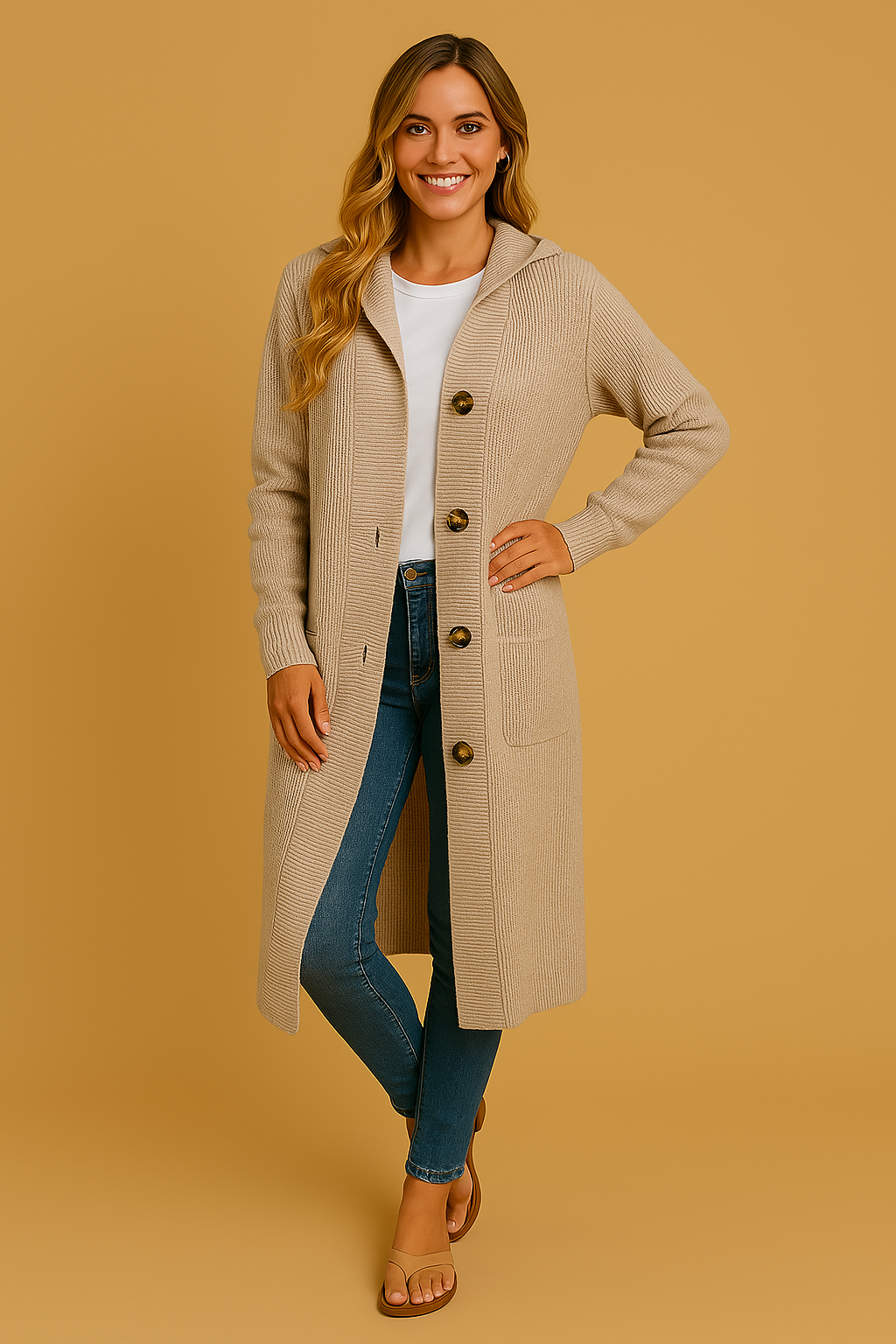 Femmy | Elegant lang damejakke