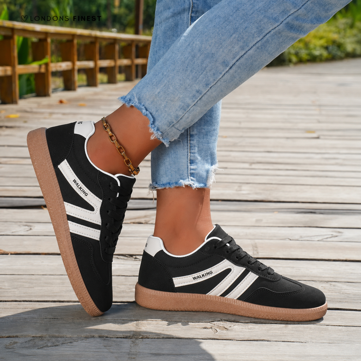 Malene | Casual Sneakers med Snøre