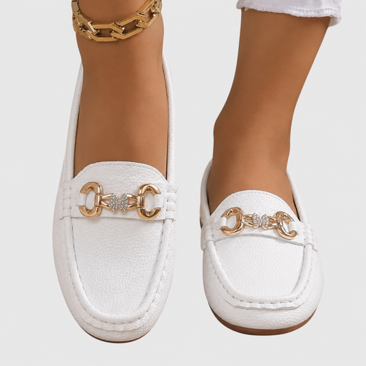 Torgunna | Elegante Kæde Loafers