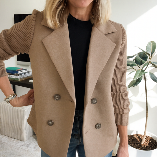 Berglind | Lang Blazer med Reverskrave