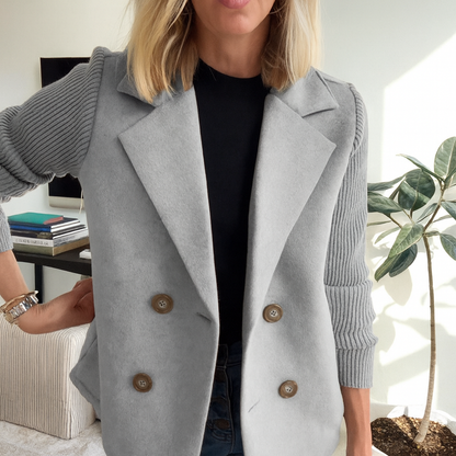 Berglind | Lang Blazer med Reverskrave