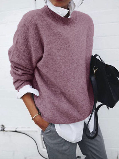 Salbjørg | Klassisk Sweater med Rund Hals