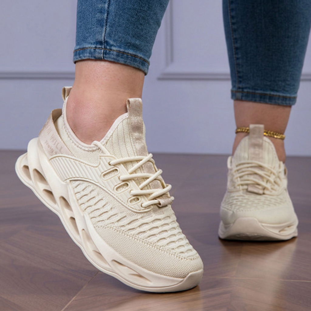 Ingevald | Polstrede Sneakers med Skridsikker Sål