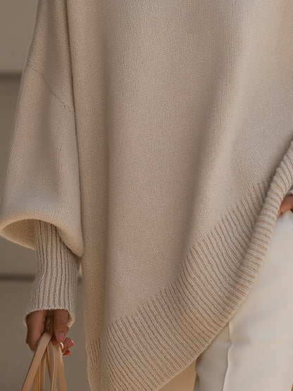 Jorunn | Oversize Striktrøje med Lange Ærmer