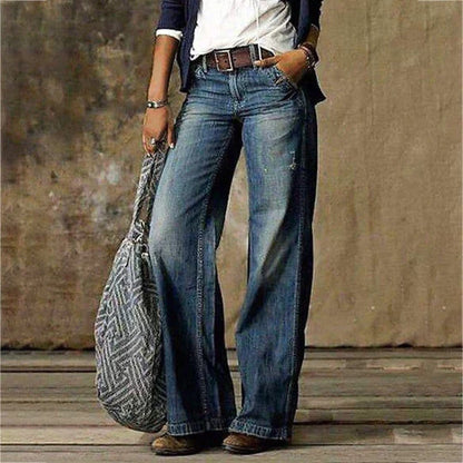Hjørdis | Vide Jeans i Retro-Look