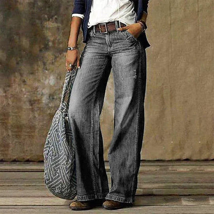Hjørdis | Vide Jeans i Retro-Look