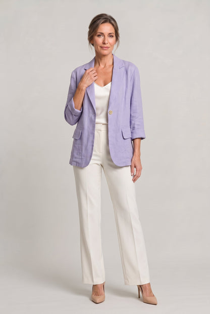 Inger | Let Blazer med Reverskrave