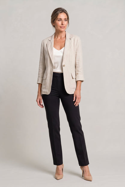Inger | Let Blazer med Reverskrave
