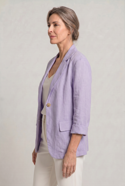 Inger | Let Blazer med Reverskrave