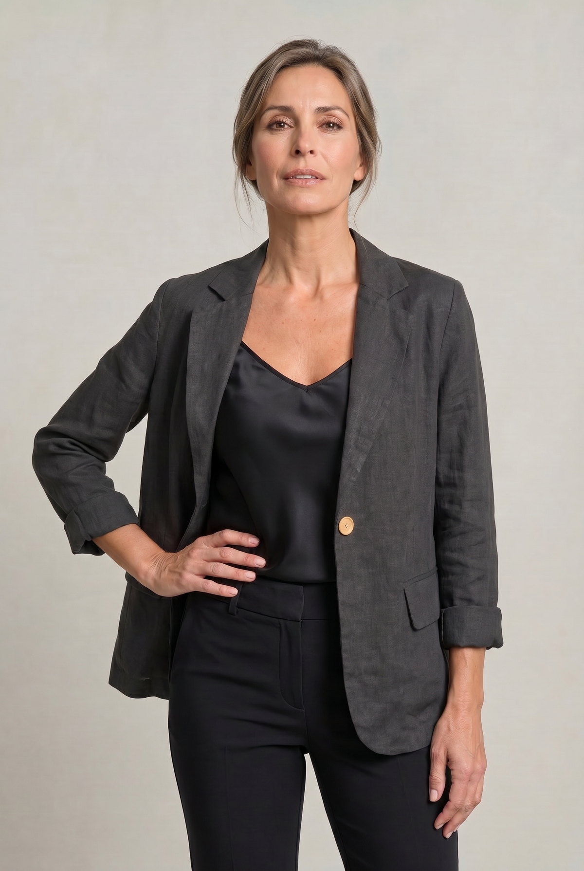 Inger | Let Blazer med Reverskrave