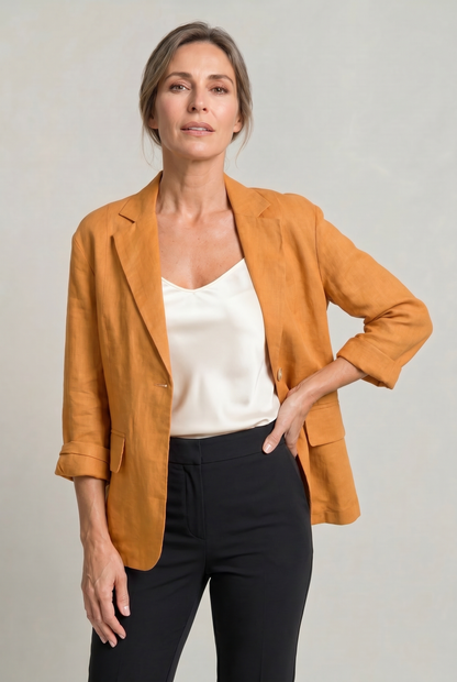 Inger | Let Blazer med Reverskrave