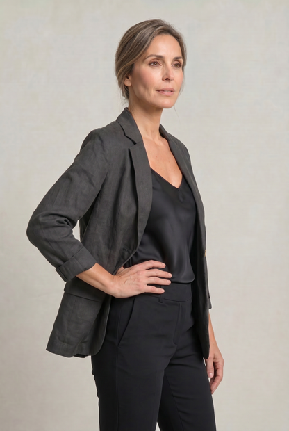 Inger | Let Blazer med Reverskrave