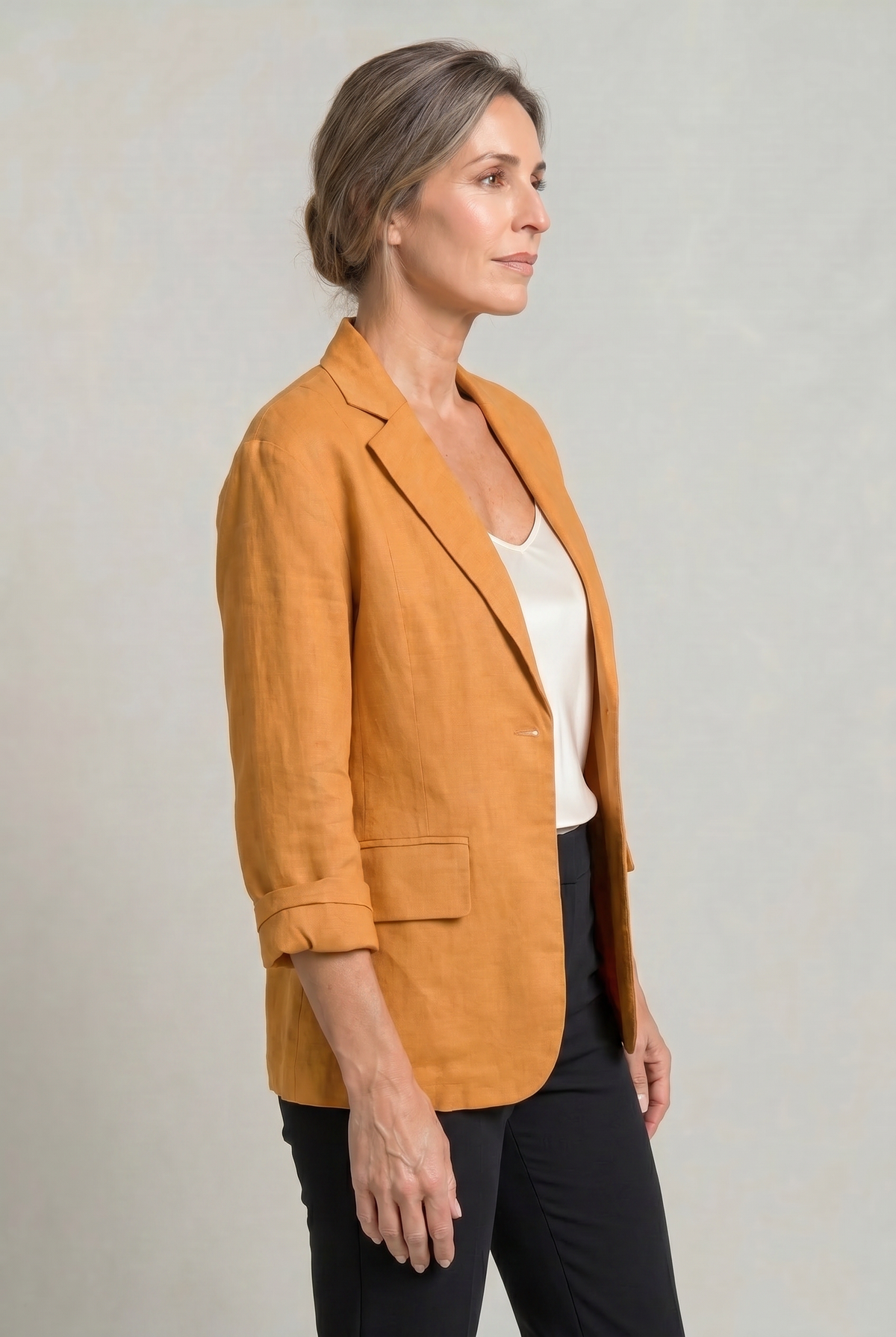 Inger | Let Blazer med Reverskrave
