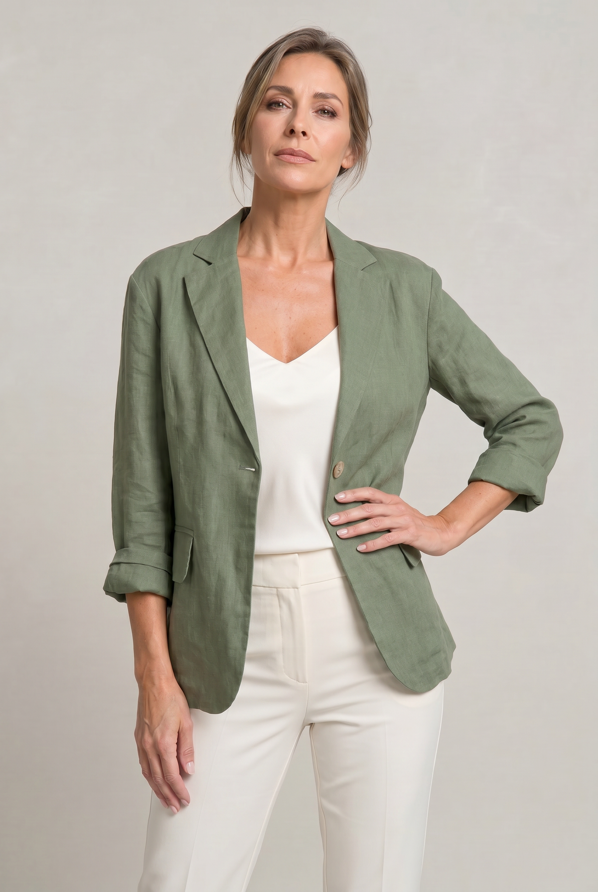 Inger | Let Blazer med Reverskrave