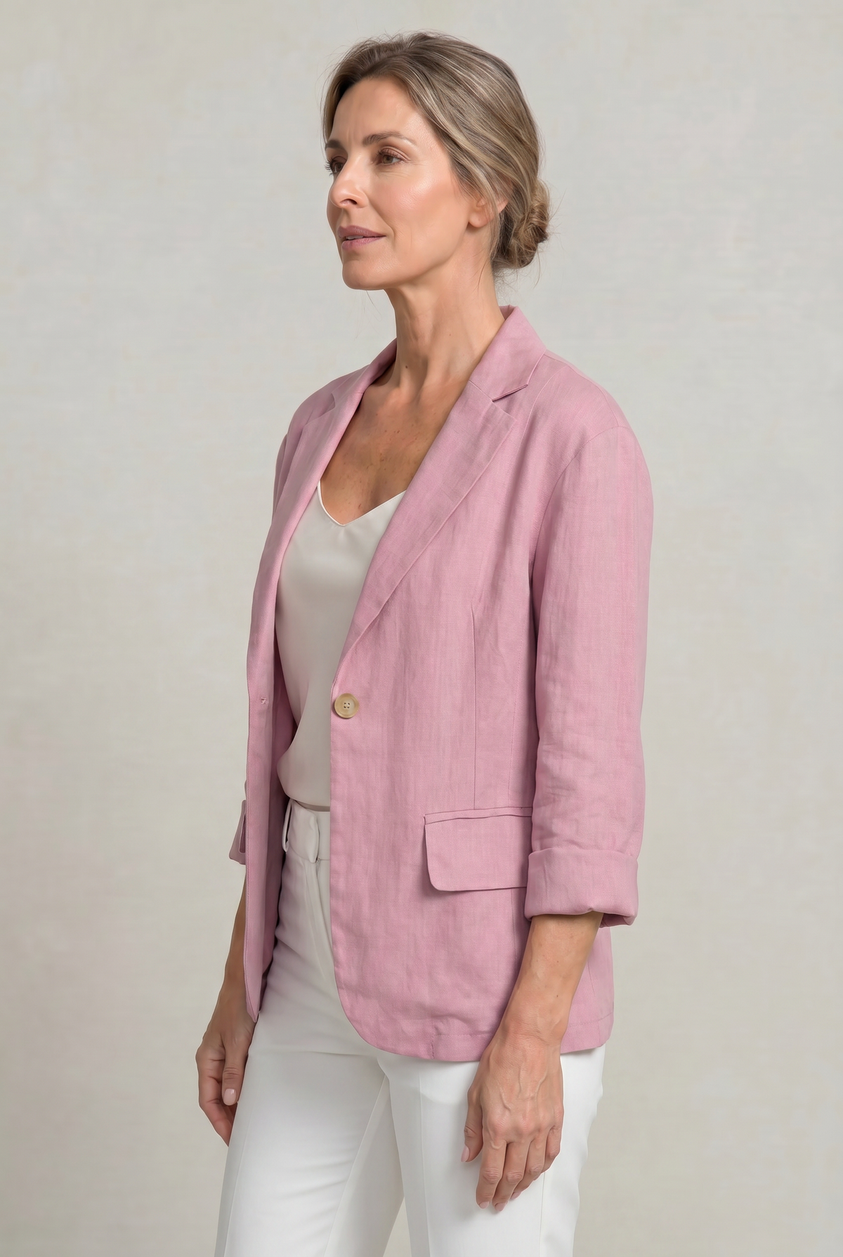 Inger | Let Blazer med Reverskrave
