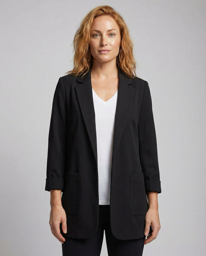 Målfrid | Lang Blazer i Åben Pasform