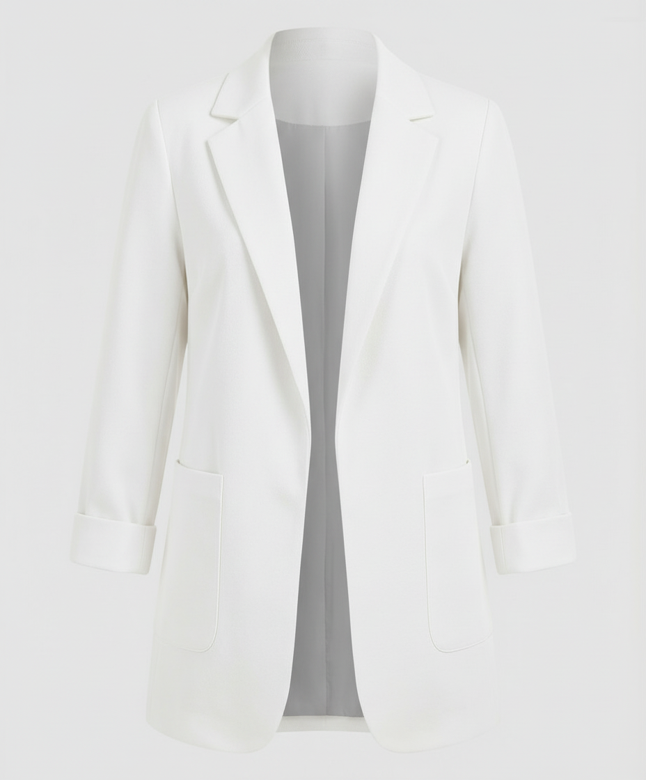 Målfrid | Lang Blazer i Åben Pasform