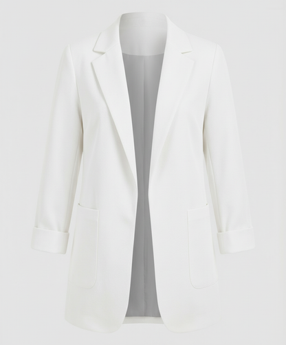 Målfrid | Lang Blazer i Åben Pasform