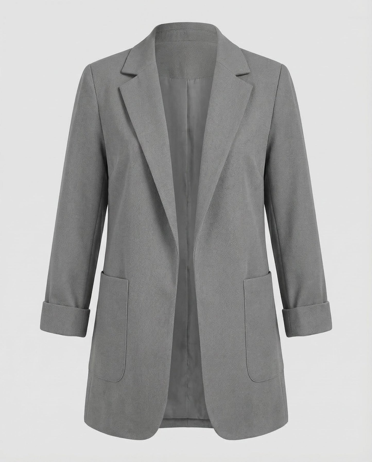 Målfrid | Lang Blazer i Åben Pasform