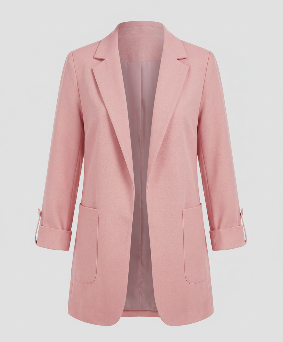 Målfrid | Lang Blazer i Åben Pasform