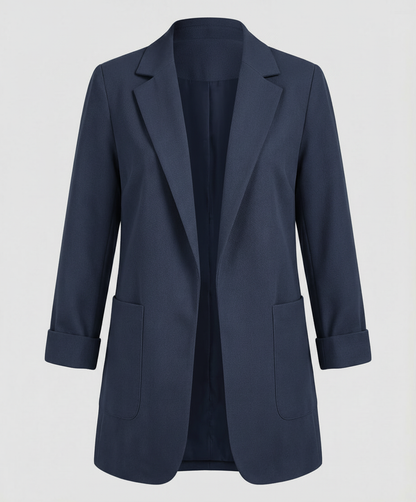 Målfrid | Lang Blazer i Åben Pasform