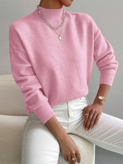 Gunnlaug | Afslappet Sweater med Høj Hals