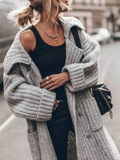 Sigfrid | Oversize Cardigan med Revers