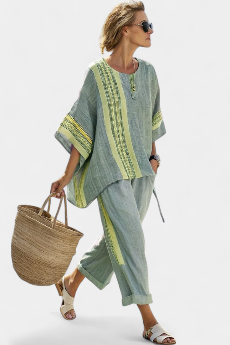 Yrsa | Sæt bestående af to dele med boho-detaljer