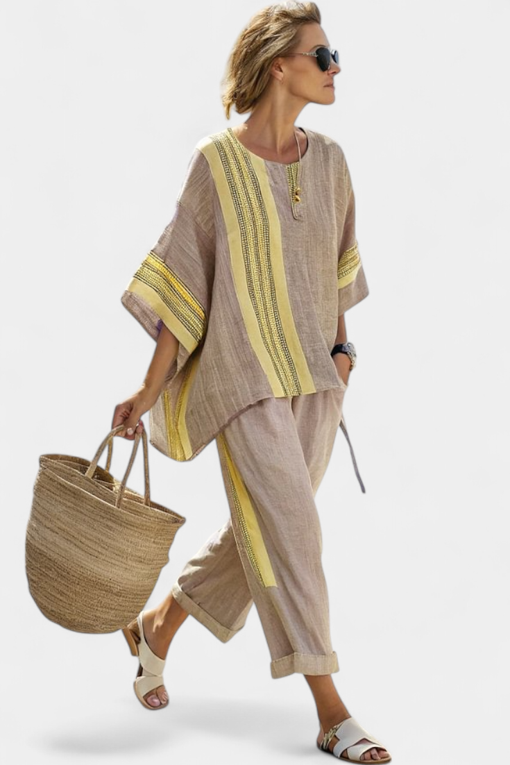 Yrsa | Sæt bestående af to dele med boho-detaljer