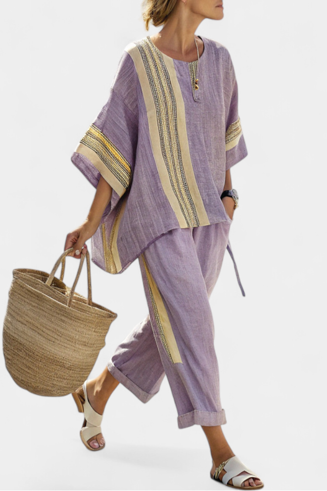 Yrsa | Sæt bestående af to dele med boho-detaljer