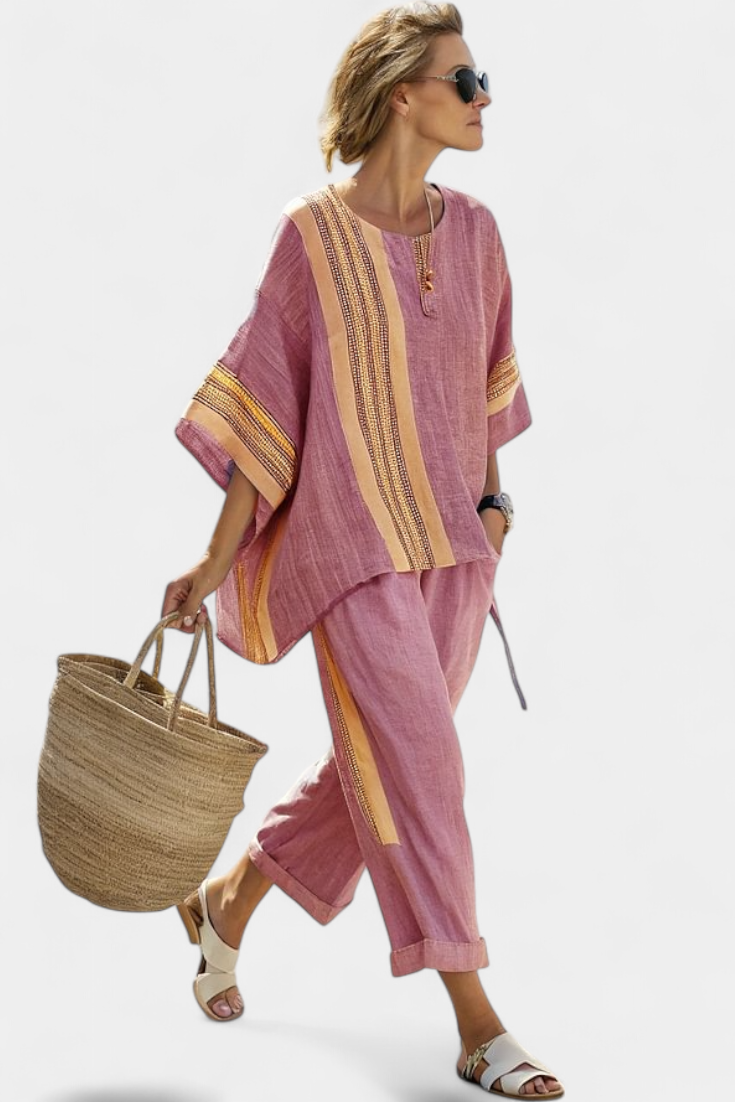 Yrsa | Sæt bestående af to dele med boho-detaljer