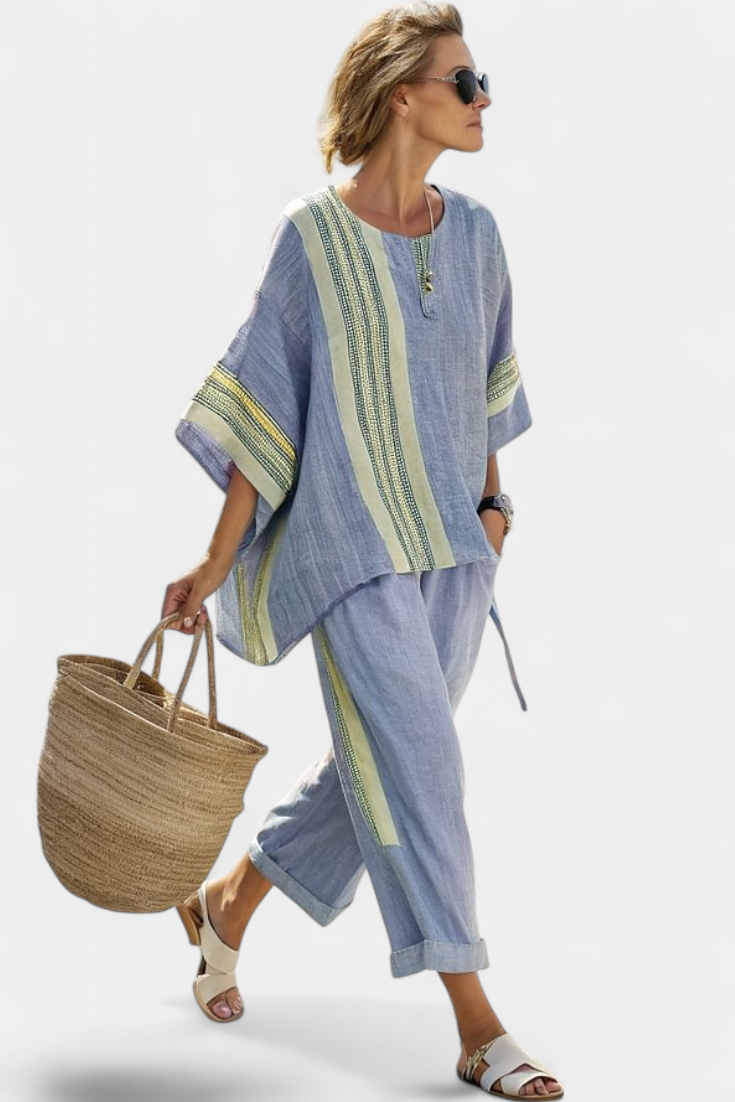 Yrsa | Sæt bestående af to dele med boho-detaljer
