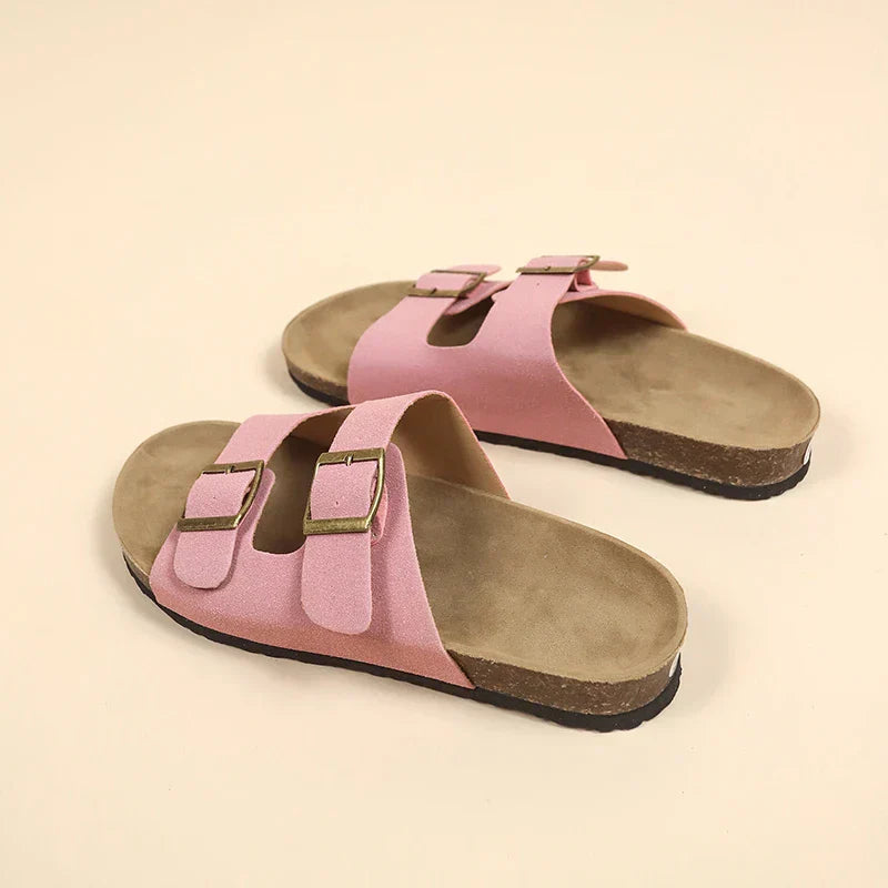 Arizona | Dobbelt Spænde Cork Sandaler
