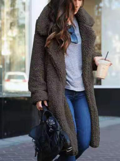 Kolfinna | Lang Teddyfrakke
