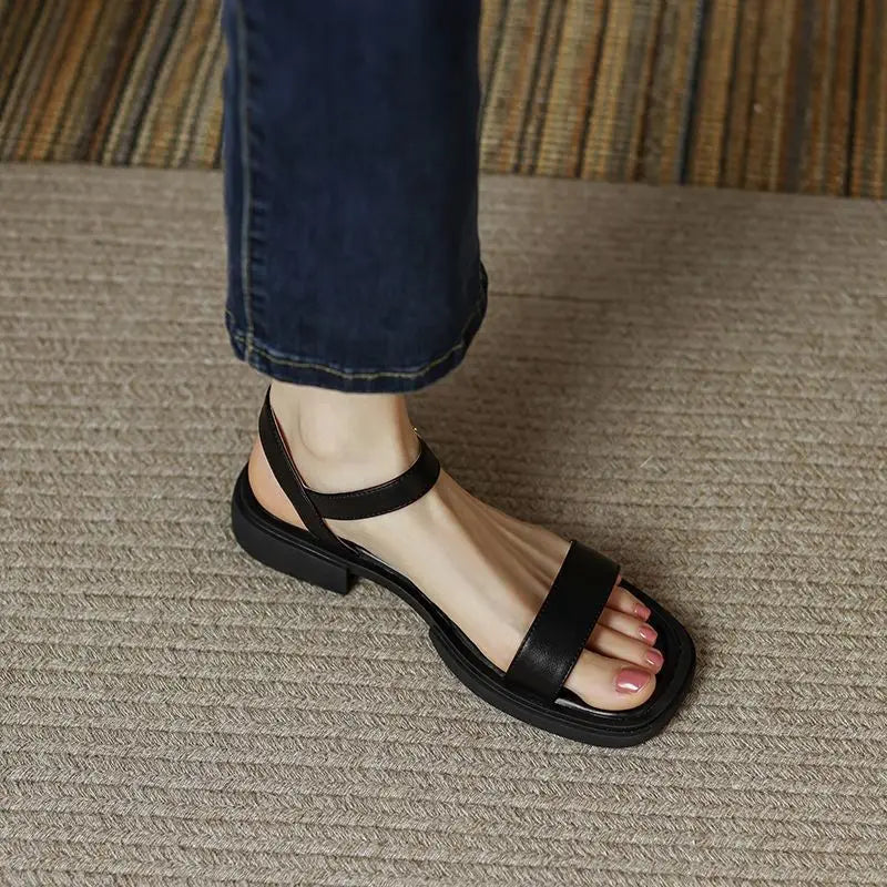 Alexa | Elegante Læder Sandaler
