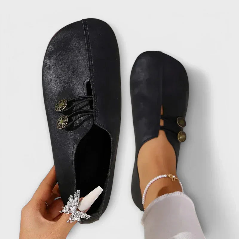 Aliisa | Bløde Ruskindsloafers