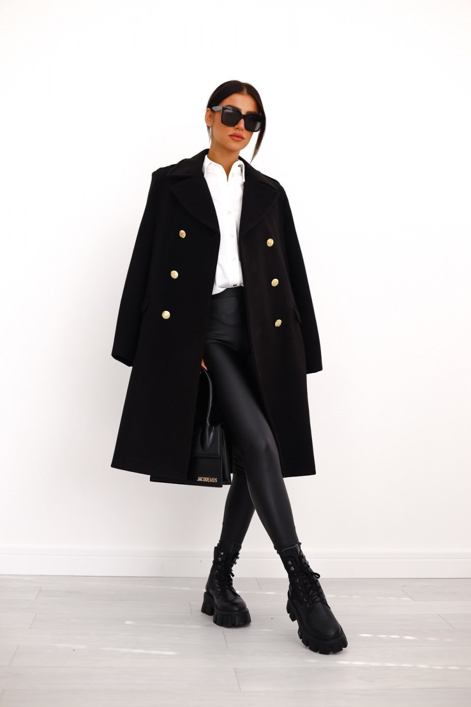 Ragnfrid | Lang Trenchcoat med Struktur