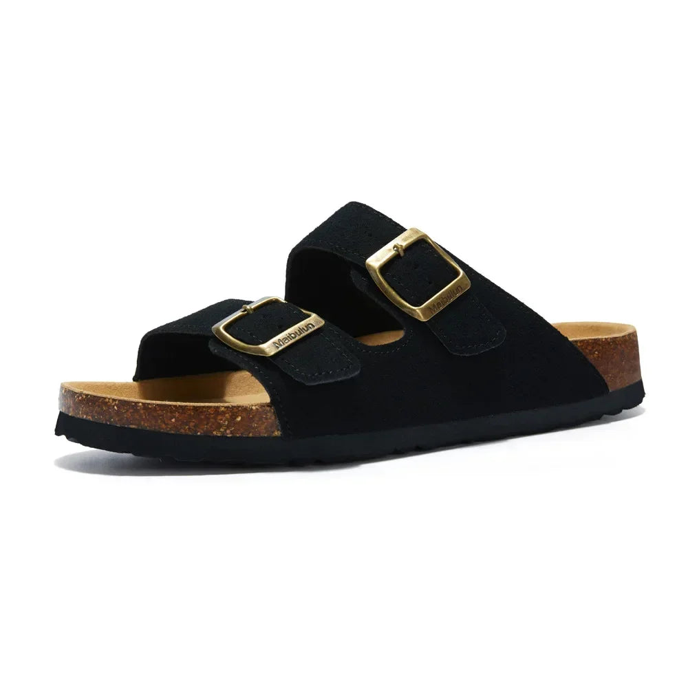 Arizona | Dobbelt Spænde Cork Sandaler