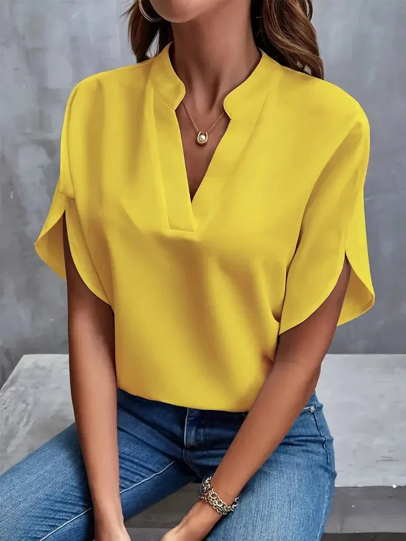 Sienna | Elegant V-Hals Bluse