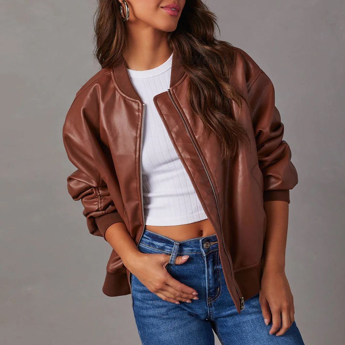 Tilde | Kort Jakke i Bikerstil