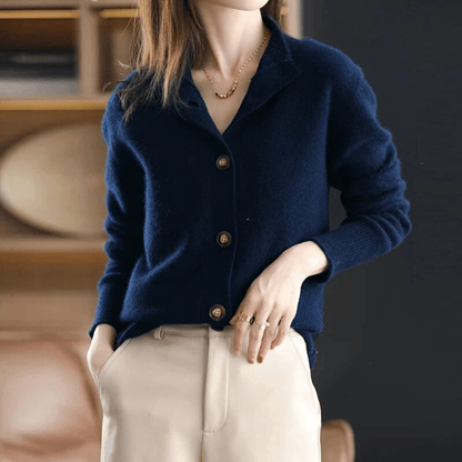 Ingvild | Blød Cardigan med Afslappet Pasform
