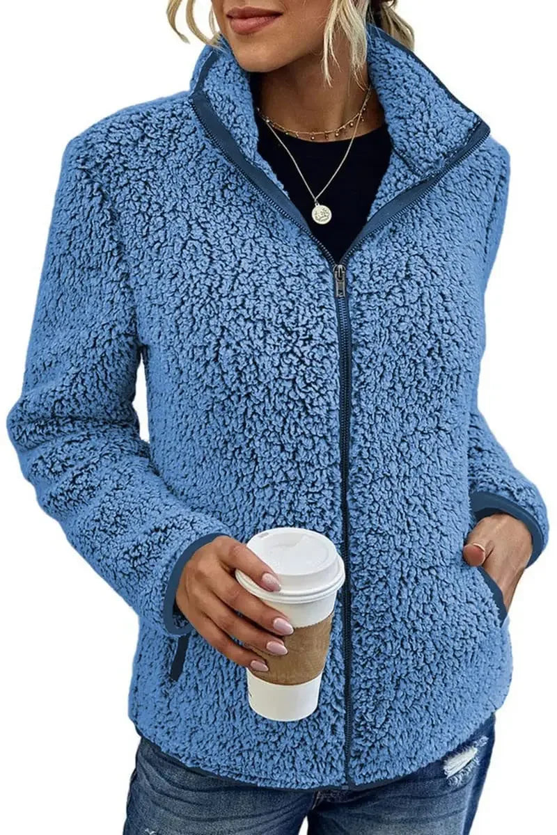 Fiona | Elegant Casual Fleece Jakke
