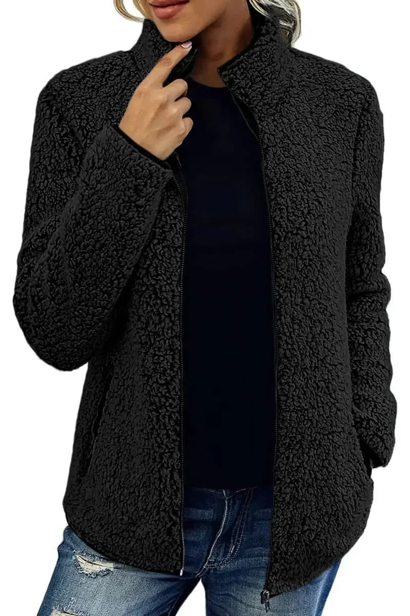 Fiona | Elegant Casual Fleece Jakke