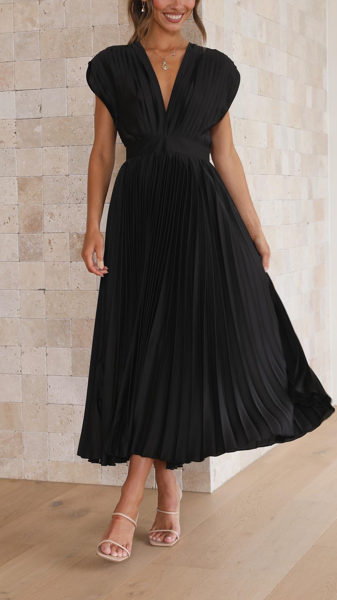 Althéa | Elegant plisseret kjole