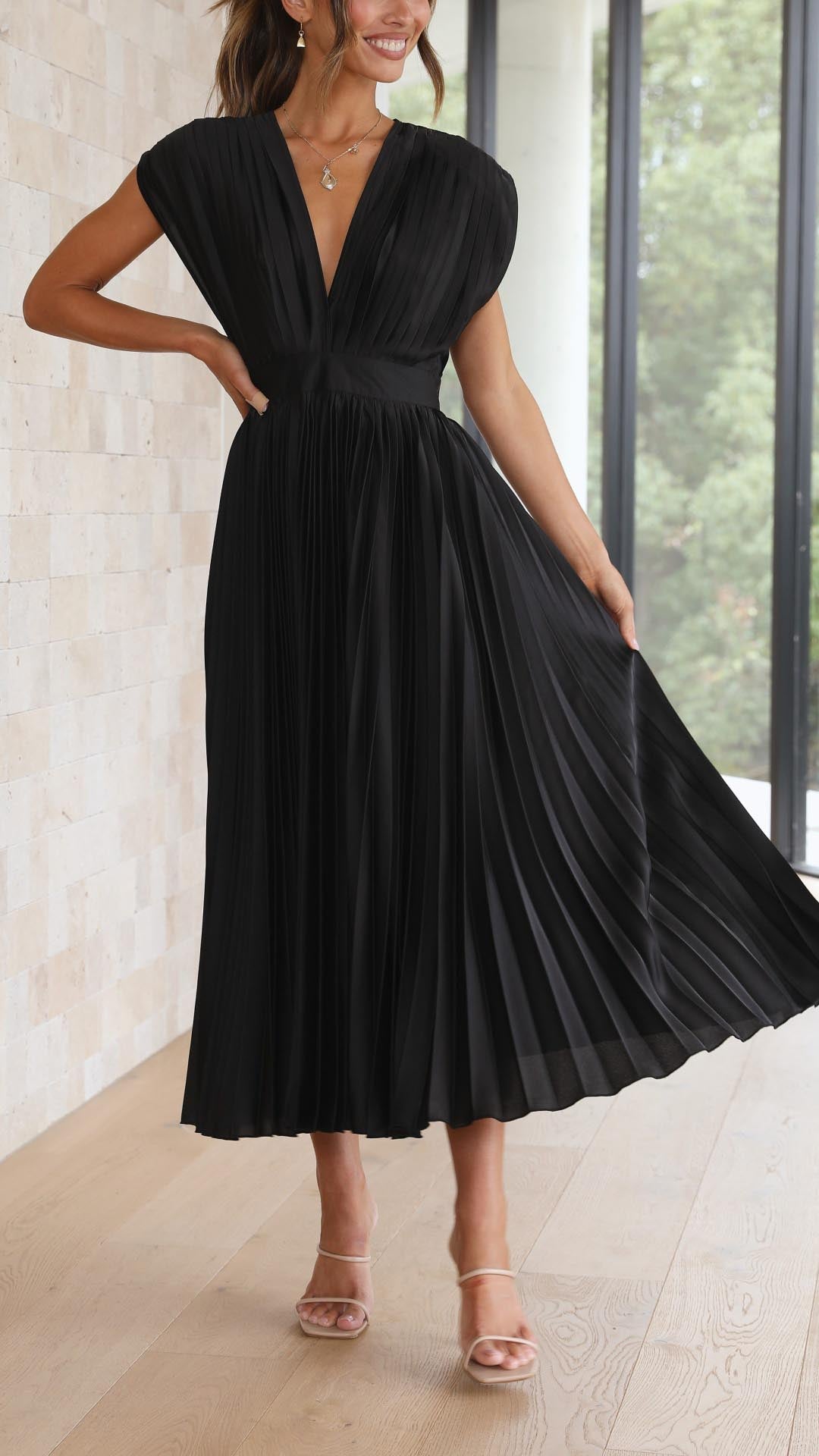 Althéa | Elegant plisseret kjole