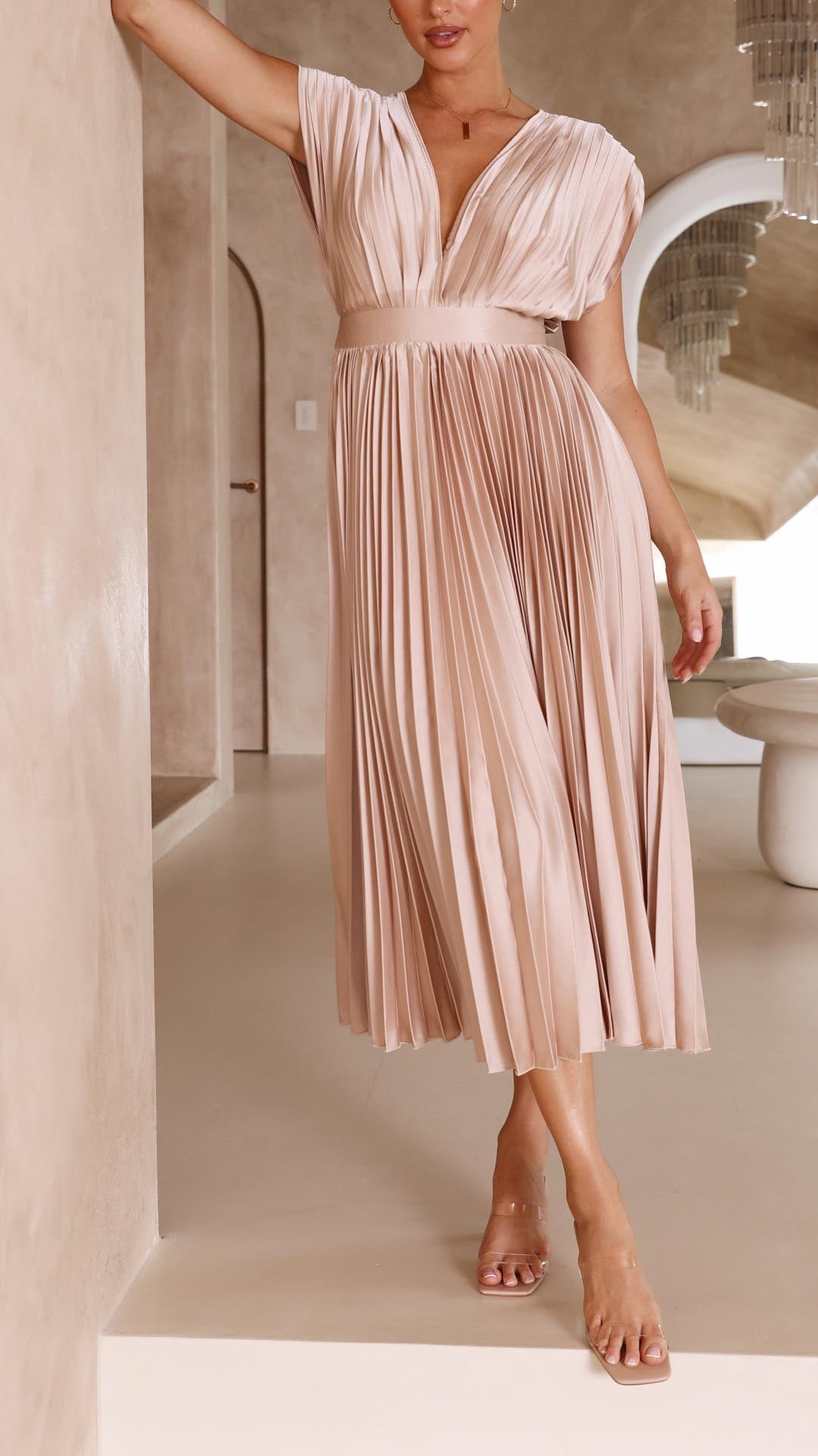 Althéa | Elegant plisseret kjole